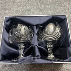 Glencairn Crystal Brandy Glass Set of 2 – Cut Crystal in Gift Box